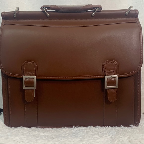 McKlein Other - McKlein Brown Leather Laptop Bag- NWT